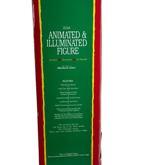 Vintage Christmas Animated & Illuminated Figure Deluxe Costume - Picture 4 of 15